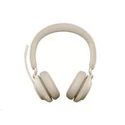 Slušalice Jabra Evolve2 65, Link 380c MS, stereo, bež