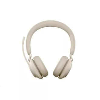 Jabra slušalice Evolve2 65, Link 380a MS, stereo, bež Jabra slušalice Evolve2 65, Link 380a MS, stereo, bež