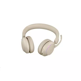 Jabra slušalice Evolve2 65, Link 380a MS, stereo, bež Jabra slušalice Evolve2 65, Link 380a MS, stereo, bež