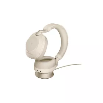 Jabra slušalice sa postoljem Evolve2 85, Link 380c MS, stereo, bež Jabra slušalice sa postoljem Evolve2 85, Link 380c MS, stereo, bež