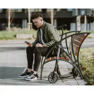 MOVINO X-Way sklopivi romobil s ručnom i nožnom kočnicom, crni MOVINO X-Way sklopivi romobil s ručnom i nožnom kočnicom, crni