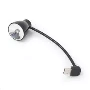 GEMBIRD USB lampa za laptop, fleksibilna, crna