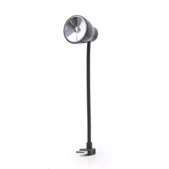 GEMBIRD USB lampa za laptop, fleksibilna, crna