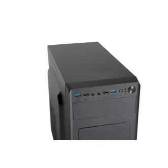 1stCOOL ormarić STEP 3 ver.3 + čitač kartica, micro ATX, AU, 2XUSB 3.0 + 2x USB 2.0, bez napajanja, crna