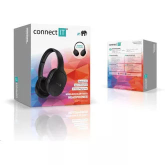CONNECT IT bežične slušalice, crne