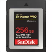 SanDisk Extreme Pro CFexpress kartica 256 GB, tip B, 1700 MB/s čitanje, 1200 MB/s pisanje