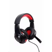 GEMBIRD slušalice s mikrofonom GHS-U-5.1-01, gaming, 5.1 surround, crno-crvene, USB