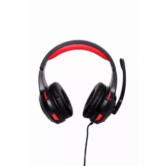 GEMBIRD slušalice s mikrofonom GHS-U-5.1-01, gaming, 5.1 surround, crno-crvene, USB