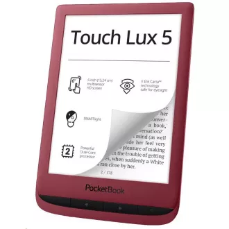 POCKETBOOK 628 Touch Lux 5 - Ruby Red