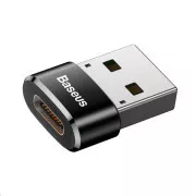 Baseus adapter USB muški na USB-C ženski 3A, OTG, crni
