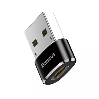 Baseus adapter USB muški na USB-C ženski 3A, OTG, crni