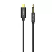 Audio kabel Baseus Yiven serije USB-C / 3, 5 mm Jack 1, 2 m, crni