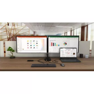 tec USB-C priključna stanica s dvostrukim zaslonom, isporuka snage 100 W tec USB-C priključna stanica s dvostrukim zaslonom, isporuka snage 100 W