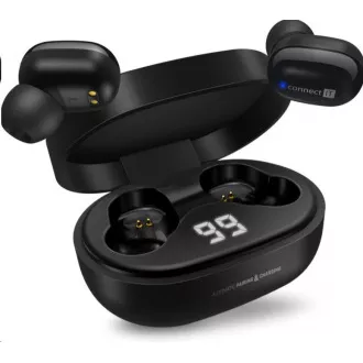 PRIKLJUČITE GA True Wireless SensorTouch slušalice u uhu s mikrofonom, crne