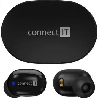 PRIKLJUČITE GA True Wireless SensorTouch slušalice u uhu s mikrofonom, crne