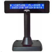 Virtuos LCD korisnički zaslon Virtuos FL-2025MB 2x20, USB, crni