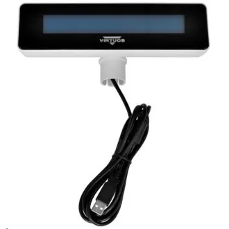 Virtuos zaslon za kupce Virtuos FL-2025MB 2x20, USB, bijeli Virtuos zaslon za kupce Virtuos FL-2025MB 2x20, USB, bijeli