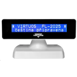 Virtuos zaslon za kupce Virtuos FL-2025MB 2x20, USB, bijeli Virtuos zaslon za kupce Virtuos FL-2025MB 2x20, USB, bijeli