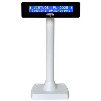 Virtuos zaslon za kupce Virtuos FL-2025MB 2x20, USB, bijeli Virtuos zaslon za kupce Virtuos FL-2025MB 2x20, USB, bijeli