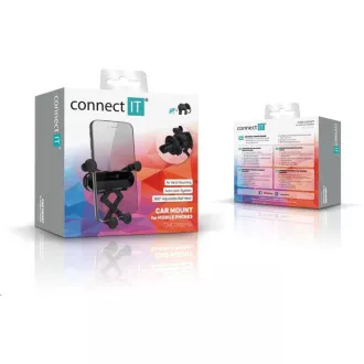 CONNECT IT InCarz SPIDER univerzalni auto držač, za masku, crno-srebrni