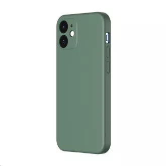 Baseus zaštitna maska od tekućeg silika gela za Apple iPhone 12 6.1'' tamno zelena