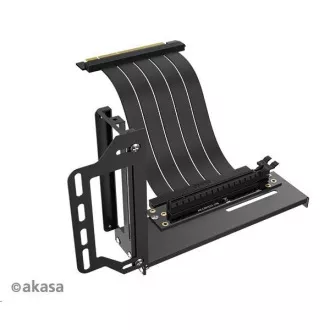 AKASA RISER BLACK PRO, Vertikalni GPU držač + Premium PCIe 3.0 Riser kabel AKASA RISER BLACK PRO, Vertikalni GPU držač + Premium PCIe 3.0 Riser kabel