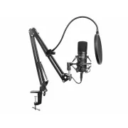 Sandberg mikrofonski set za streaming, USB, crni