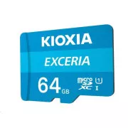 KIOXIA Exceria microSD kartica 64GB M203, UHS-I U1 Class 10