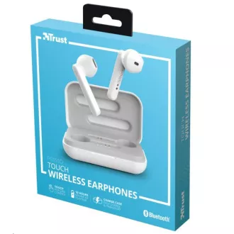 TRUST Primo Touch Bluetooth bežične slušalice - bijele TRUST Primo Touch Bluetooth bežične slušalice - bijele