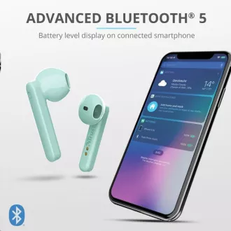 TRUST Primo Touch Bluetooth bežične slušalice - mint
