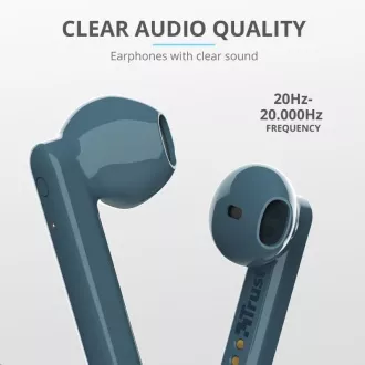 TRUST Primo Touch Bluetooth bežične slušalice - plave