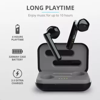 TRUST Primo Touch Bluetooth bežične slušalice - crne