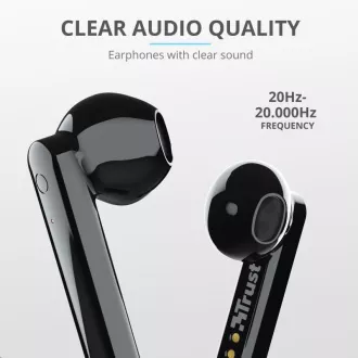 TRUST Primo Touch Bluetooth bežične slušalice - crne