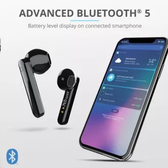 TRUST Primo Touch Bluetooth bežične slušalice - crne