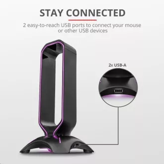 TRUST GXT 265 Cintar RGB stalak za slušalice