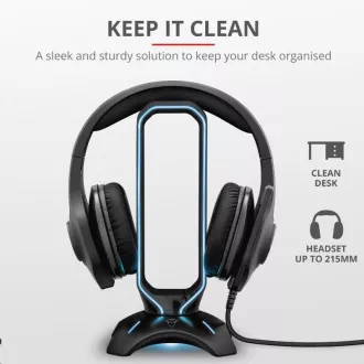 TRUST GXT 265 Cintar RGB stalak za slušalice