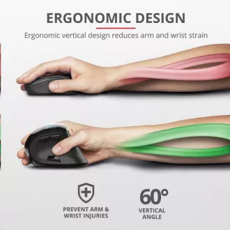 TRUST ergonomski miš Voxx punjivi ergonomski bežični miš TRUST ergonomski miš Voxx punjivi ergonomski bežični miš