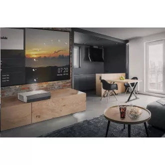 Optoma Laserska projekcija TV CinemaX P2 (DLP, LASER, FULL 3D, UHD, 3 000 ANSI, HDMI, RJ45, 2x10W zvučnik)