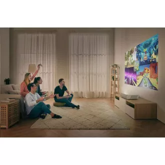 Optoma Laserska projekcija TV CinemaX P2 (DLP, LASER, FULL 3D, UHD, 3 000 ANSI, HDMI, RJ45, 2x10W zvučnik)