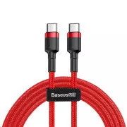Baseus Cafule Series kabel za punjenje/podatkovni kabel USB-C na USB-C PD2.0 60W Flash 2m, crveni