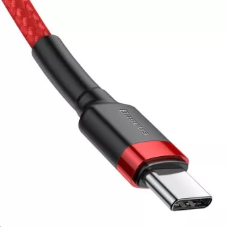Baseus Cafule Series kabel za punjenje/podatkovni kabel USB-C na USB-C PD2.0 60W Flash 2m, crveni Baseus Cafule Series kabel za punjenje/podatkovni kabel USB-C na USB-C PD2.0 60W Flash 2m, crveni