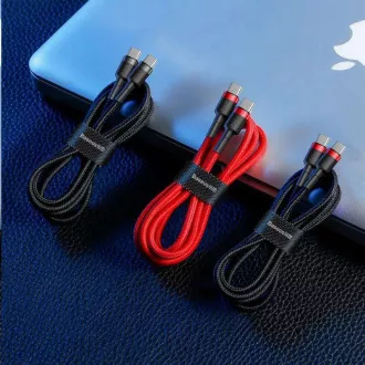 Baseus Cafule Series kabel za punjenje/podatkovni kabel USB-C na USB-C PD2.0 60W Flash 2m, sivo-crni
