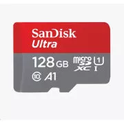 SanDisk MicroSDXC kartica 128GB Ultra (100MB/s, Class 10, Android) + adapter