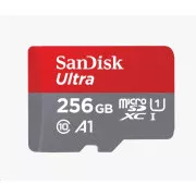 SanDisk MicroSDXC kartica 256GB Ultra (100MB/s, Class 10, Android) + adapter