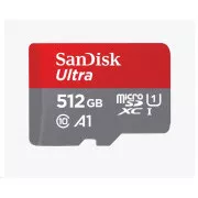 SanDisk MicroSDXC 512GB Ultra kartica (100MB/s, Class 10, Android) + adapter