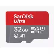 SanDisk MicroSDXC 32GB Ultra kartica (120 MB/s, A1 Class 10 UHS-I, Android) + adapter