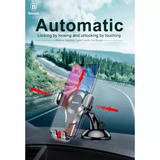 Baseus Osculum Type Gravity držač za automobil (nadzorna ploča), crna