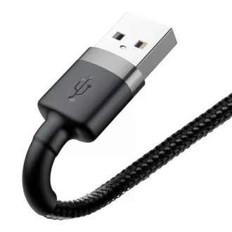 Baseus Cafule USB kabel za punjenje/podatkovni kabel za Lightning 2, 4A 0, 5m, sivo-crni