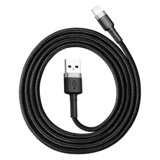 Baseus Cafule USB kabel za punjenje/podatkovni kabel za Lightning 2, 4A 0, 5m, sivo-crni