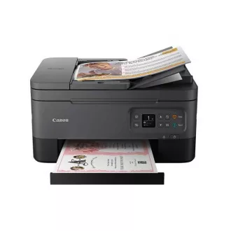 Canon PIXMA pisač TS7450 crni - u boji, MF (ispis, fotokopir, skeniranje, oblak), obostrani, USB, Wi-Fi, Bluetooth